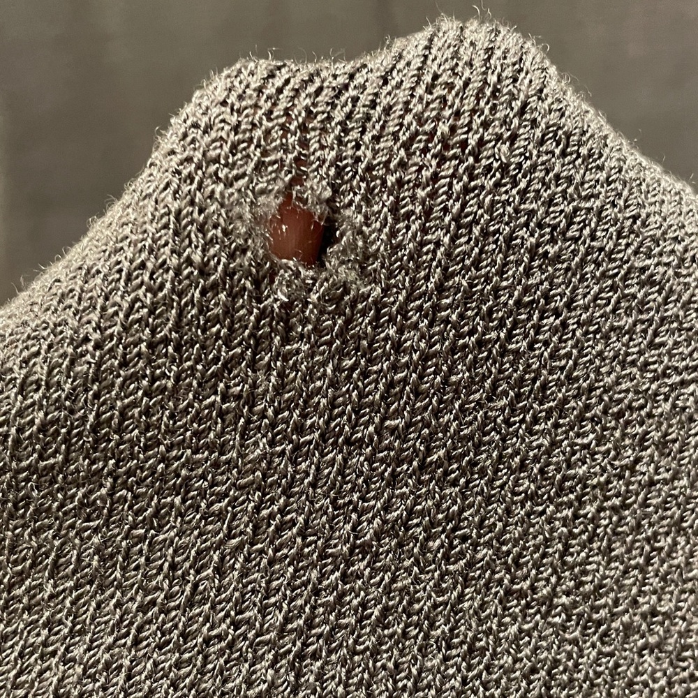 St. John Collection Santana Knit Sleeveless Cowl Neck Bodycon Dress - Picture 6 of 11